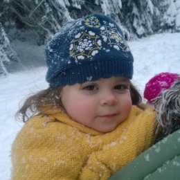 Giuliana (1) in the snow